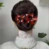 Grampo de Cabelo Floral de Acrílico de Alta Qualidade, Elegante, Versátil, Novo Estilo, Presilha Bico de Pato