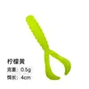 Isca Flutuante com Rosca Cauda Dupla-T 4cm Micro-Jig Cauda de Camarão Isca Macia Pesca de Raiz Gancho com Cabeça de Chumbo Peixe Mandarim Peixe Perch Verde Isca de Pesca
