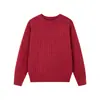 Suéter Jianheng Otoño e Invierno para Hombre Cuello Redondo Ajustado Tejido de Punto Trenzado Color Sólido Simple Casual Transfronterizo Camiseta Base de Punto Personalizable