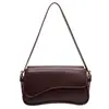 Bolsa de Ombro Nova de Alta Qualidade com Fecho Magnético Flip-Top Transversal Portátil para Trabalho e Deslocamento Moda Simples Bolsa Feminina Bolsa de Braço