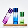 Em estoque atacado 20ml frasco de perfume 15 parafuso frasco de vidro portátil gradiente vidro 30ml pequeno frasco de amostra