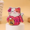 Ímã de Geladeira Gato da Sorte Cultural Criativo Japonês Fofo Japonês 3D Magnético Criativo Cultural Bandeira de Carpa Magnética de Resina