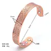 Pulsera Magnética Retro Best-Seller Transfronteriza Árbol de la Vida Cobre Rojo Antiguo Energía de Iones Negativos Pulsera de Cobre Rojo para Hombres