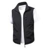 {Adequado para Cross-border} Colete Casual Masculino de Gola Vertical com Múltiplos Bolsos para Ferramentas, para Fotografia ao Ar Livre e Pesca na Primavera, Verão e Outono
