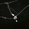 Colar Coração Fuzhi Estilo Suave Retro Francês Amor Feminino Nicho Presente de Aniversário para Namorada Acessórios de Corrente para Clavícula