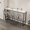 Mesa de bar de pared, mesa de patas altas para uso doméstico, mesa de bar pequeña para sala de estar, mesa larga, juego de mesa y sillas para tienda de té, mesa de bar
