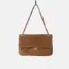 Bolso tote maxi acolchado estilo Chanel 26s de piel de vacuno de grano superior, bolso de mano de cuero suave, bolso tote de piel genuina para el día a día