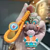 Fofo Ano do Coelho Dourado Cobra Dança do Leão Boneco Tridimensional Chaveiro de Carro Pingente Barraca de Feira Noturna Presente Atacado
