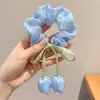 Elástico de Cabelo Oversized Estilo Coreano Intestino de Porco, Corda de Cabelo Versátil com Renda de Bolinhas, Elástico para Rabo de Cavalo Alto, Elástico de Borracha, Acessório de Cabelo de Alta Qualidade