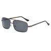 Óculos de Sol Polarizados Metálicos Masculinos Toad para Dirigir Pescar Óculos Anti-UV Lentes Fotocromáticas de Barra Dupla