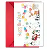 Transfronterizo Nuevo 1 Día de Año Nuevo Feliz Año Nuevo Tarjeta de Felicitación Juego de Sobres Tamaño Grande Mensaje de Bendición Tarjeta de Felicitación 10 Juegos Lote