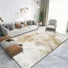 Alfombra de Terciopelo de Cristal para Sala de Estar Lujo Ligero Tacto de Gama Alta Alfombrilla para Sofá Mesa de Café Uso en el Hogar Resistente a la Suciedad Fácil de Limpiar Alfombra de Dormitorio junto a la Cama