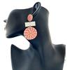 Pendientes Hechos a Mano de Arcilla Polimérica Cerámica Blanda Europeos y Americanos Pendientes Trenzados Creativos Pendientes Geométricos Redondos Retro Alto Sentido