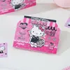 Sanrio Mini Bean Bean Serie Dulce Corazón Set de Pegatinas y Bloc de Notas Lindos, un cuaderno compacto de bolsillo