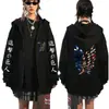 Nuevo cárdigan Otoño/Invierno Attack Giant Attack on Titan Marca de moda suéter con capucha y cremallera de terciopelo para hombre