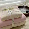 Categoría a Maternidad e Infancia Grado Doble Capa Gasa Juego de Cuatro Piezas Estilo Coreano Floral Fresco Algodón Puro Funda Nórdica Juego de Cama de Tres Piezas 1