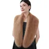 Reboso de Piel Sintética de Zorro Estilo Europeo y Americano Modelo Nuevo 2026 Transfronterizo, Bufanda Elegante de Longitud Media para Mujer, Piel Sintética Cálida para Exportación