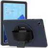 Adecuado para Exportación Samsung Tab A7 T500 Funda para Tableta de TPU con Sensación de Piel y Correa de Mano Soporte Giratorio de PC T505 Funda Protectora
