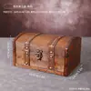 Caixa de armazenamento de madeira vintage personalizada para exibição na mesa, caixa decorativa antiga, caixa de madeira para guardar itens antigos e joias