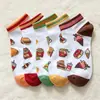 Calcetines de Primavera y Verano para Niños Dibujos Animados Lindos Versátiles de Verano Versátiles Transpirables Calcetines Cortos Estilo Escolar para Niñas Calcetines Deportivos para el Tobillo