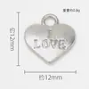Versión Coreana Accesorios DIY Serie Corazón de Durazno Colgante Aleación Chapado Joyería Collar Pulsera Colgante Individual Colgante Pequeño