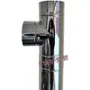 Tubo de Escape de Humo Espesado de Acero Inoxidable para Estufas de Calefacción Doméstica, Tubo de Ventilación de Hierro Blanco en Forma de T de Tres Vías, Codo de Ventilación
