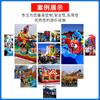 Fabricante de Equipos de Diversión Nuevo Trampolín Inflable Grande para Niños al Aire Libre Castillo Inflable con Tobogán Grande para Puesto al Aire Libre