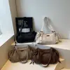 Bolso Tote Simple Estilo Coreano para Viaje Diario para Mujeres 2025 Invierno Nuevo Textura de Alta Calidad Estilo Extranjero Casual Bolso de Hombro Axila