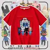 Mercancía de hospital de animales de manga corta para nuevo producto transfronterizo, tops de verano para hombres, mujeres y niños