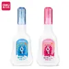 Líquido corrector Deli 7284 para estudiantes, líquido corrector con diseño de tapa, 15 ml de líquido corrector