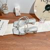 Sandalias de Tacón Alto para Mujer, Sandalias de Tira Fina con Punta Abierta de Moda para Mujer, Ropa de Exterior de Verano, Chanclas Versátiles de Tacón Grueso para el Día a Día
