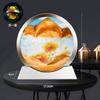 FONTE fabricante on-line popular transfronteiriço criativo 3D espelho de dupla face areia movediça pintura decoração de fundo artesanato Espelho borda presente