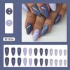 Piezas de arte de uñas con estilo de comercio exterior europeo y americano, pequeñas, frescas, lindas, multicolores, armadura de desgaste, sentido avanzado, parche de uñas postizas