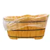 Bolsa de baño desechable engrosada, bolsa para bañera, adecuada para hoteles, casas de huéspedes, viajes y uso doméstico; bolsa de baño para adultos, bolsa de tina de madera, bolsa de baño