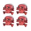 Tornillos Modificados M6 para Marco de Matrícula de Coche Agujero para Tornillo de Soporte de Matrícula Diámetro Calavera Sombrero de Halloween