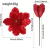 Flores Artificiais de Magnólia de Natal Novas Transfronteiriças, Flores de Natal em Camadas Múltiplas, Flores para Decoração de Árvore de Natal, Guirlandas, Acessórios de Vinha