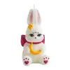 Regalo para el Festival de Medio Otoño, recuerdo hecho a mano, pequeño regalo práctico, pieza decorativa, diseño creativo, vela aromática con forma de conejo, hecho a medida