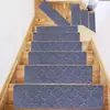 Alfombra para Escalera Amazon Transfronteriza Alfombra para Peldaño tpr Autoadhesiva sin Adhesivo Alfombra Antideslizante Rayada Embosada Uso Repetido