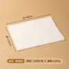 Bandeja rectangular de bambú y madera para servir, plato para salsas, plato para barbacoa, tapete de papel de aceite, uso comercial y doméstico, plato con doble oreja