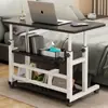 Mesa de Cabeceira Móvel Simples Pequena Mesa Quarto Casa Mesa de Estudo Simples Dormitório Preguiçoso Levanta Computador