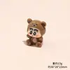 Desenho Animado Fofo Shin-Chan Personagem 3D Acessórios de Resina Criativos Feitos à Mão DIY Decoração de Mesa Carro Enfeites de Resina