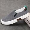 2026 Novo Modelo 8758 Verão Tênis de Lona Masculino Estilo Coreano Casual Tendência Sapatos Masculinos Versátil Cano Baixo Respirável Tênis para Homens