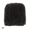 Fibra Sintética Afro Bulk de 12 pulgadas para Trenzas Rastas Esponjosas Peluca de Seda Moño de Pelo Mechones de Cabello Bola de Pelo Reggae Sucio