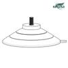 Amazon oferta caliente 60mm acero inoxidable tuerca de tornillo ventosa con M4M5M6M8M10 ventosa de plástico pvc transparente