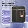 Pulidor de Uñas Eléctrico con Luz Nocturna, Ajuste Inteligente de Pantalla de Tres Niveles, Pulidor de Uñas con Ajuste de Tres Niveles y Luz Nocturna