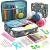 Kit de Herramientas de Crochet para Principiantes Material de Crochet de Lana Máquina de Coser Transfronterizo Inglés Tejido Conjunto DIY