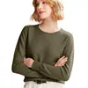 Nuevo Suéter de Punto de Cuello Redondo Otoño e Invierno para Mujer, Suéter Versátil y de Moda para Usar como Capa Base, Suéter Transfronterizo, Venta al por Mayor de una Pieza