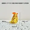 Zibo Vidro Puro Artesanal Frango Colorido Fofo Enfeites Decorações de Animais de Vidro Enfeites de Mesa Estudo Presentes