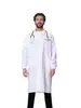 Bata Blanca de Laboratorio de Manga Larga Uniforme de Doctor Empresa Farmacéutica Clínica Estudiante Universitario Laboratorio Bata Blanca de Laboratorio Logotipo Unisex Que Absorbe la Humedad