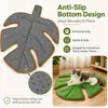 Colchoneta para gato de cuatro estaciones, alfombrilla suave y amigable con la piel para mascotas, a prueba de humedad, resistente al desgaste, antideslizante, para perros pequeños y gatos